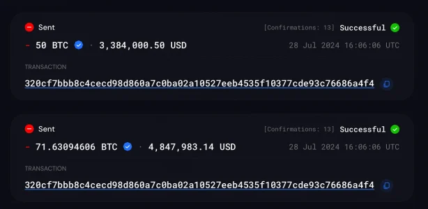 Dormant Bitcoin Address Transfers $8.25M