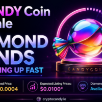 CANDY Coin Presale Diamond Hands Are Filling Up Fast as Bitcoin Flashes Lower Signals
