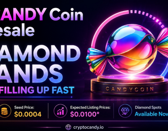 CANDY Coin Presale Diamond Hands Are Filling Up Fast as Bitcoin Flashes Lower Signals