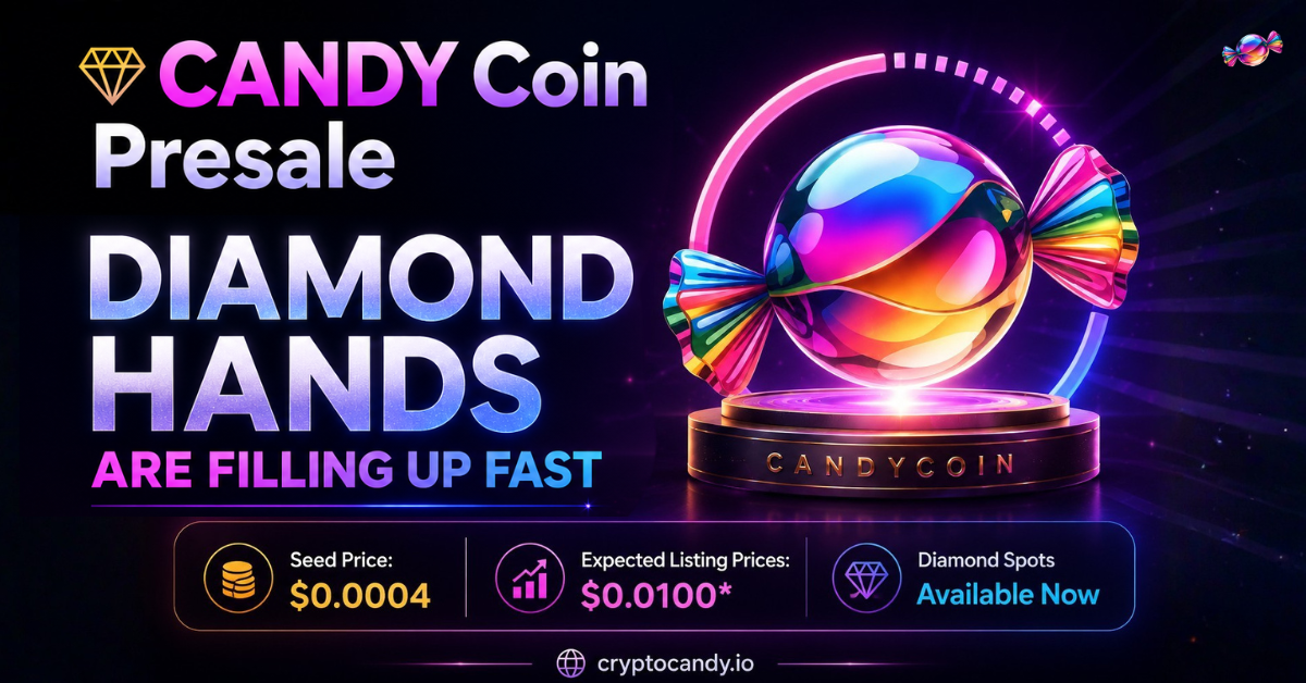 CANDY Coin Presale Diamond Hands Are Filling Up Fast as Bitcoin Flashes Lower Signals