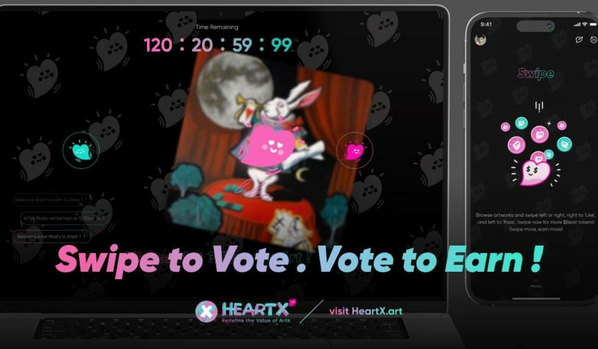 HeartX Unveils Token Airdrop Game “Vote-to-Earn” to Warm Up the Launch of the Platform