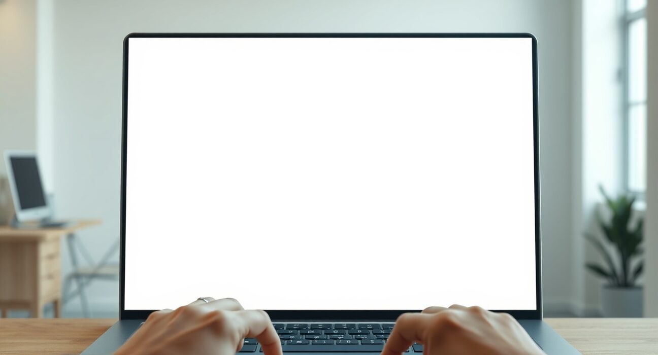 The 0G App AI development platform interface on a laptop, representing decentralized natural language programming.