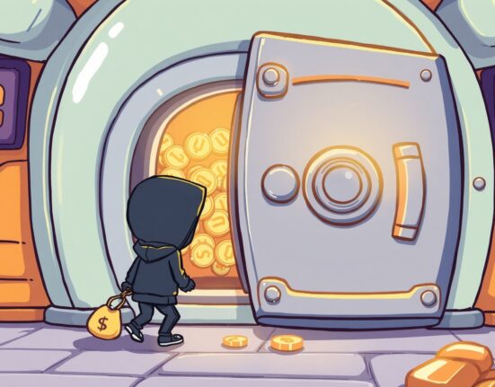 Cartoon illustration of the 0G tokens exploit showing a minor security breach.