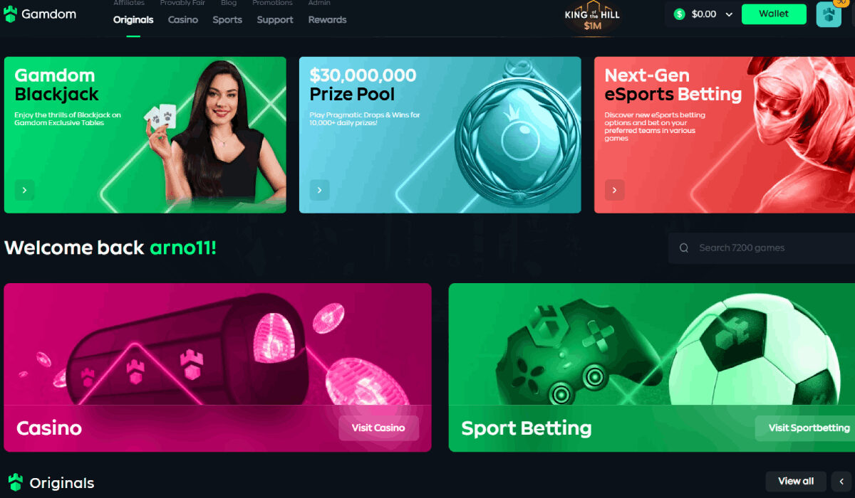 Gamdom Launches Next-Level Sportsbook Experience