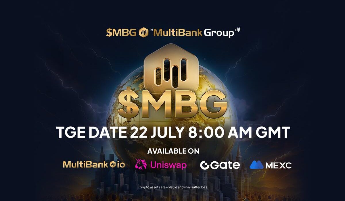 MultiBank Group's $MBG Token TGE Is Live on MexC, Gate.io, Uniswap and Multibank.io.