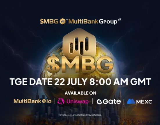 MultiBank Group's $MBG Token TGE Is Live on MexC, Gate.io, Uniswap and Multibank.io.