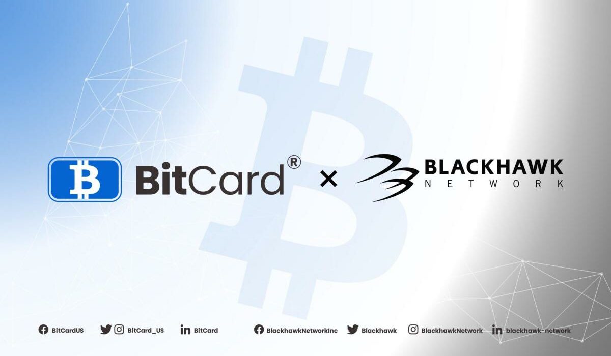 BitCard® and Blackhawk Network (BHN) to Offer Bitcoin Gift Cards at Select U.S. Retailers