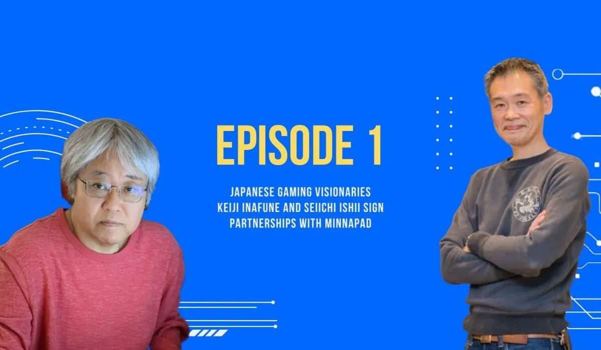 Keiji Inafune and Seiichi Ishii with Minnapad for New Web3 Projects
