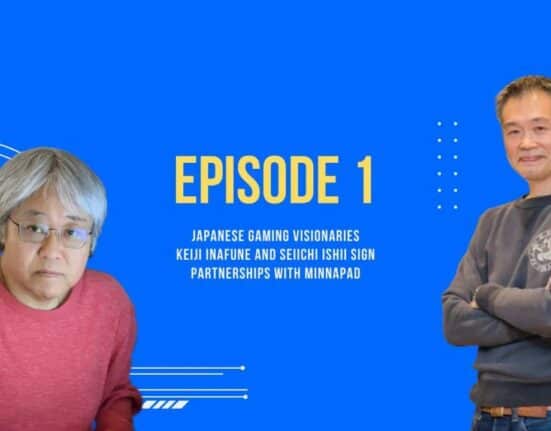 Keiji Inafune and Seiichi Ishii with Minnapad for New Web3 Projects