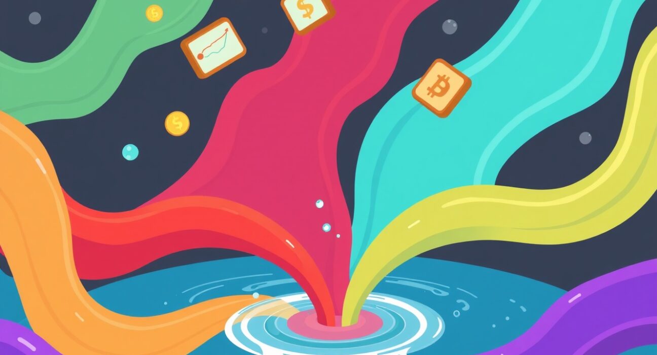 1inch Aqua shared liquidity protocol connecting multiple DeFi applications through capital sharing