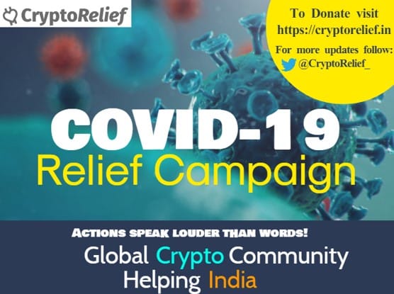 Crypto Veterans Donate for Indian Covid-19 Aid
