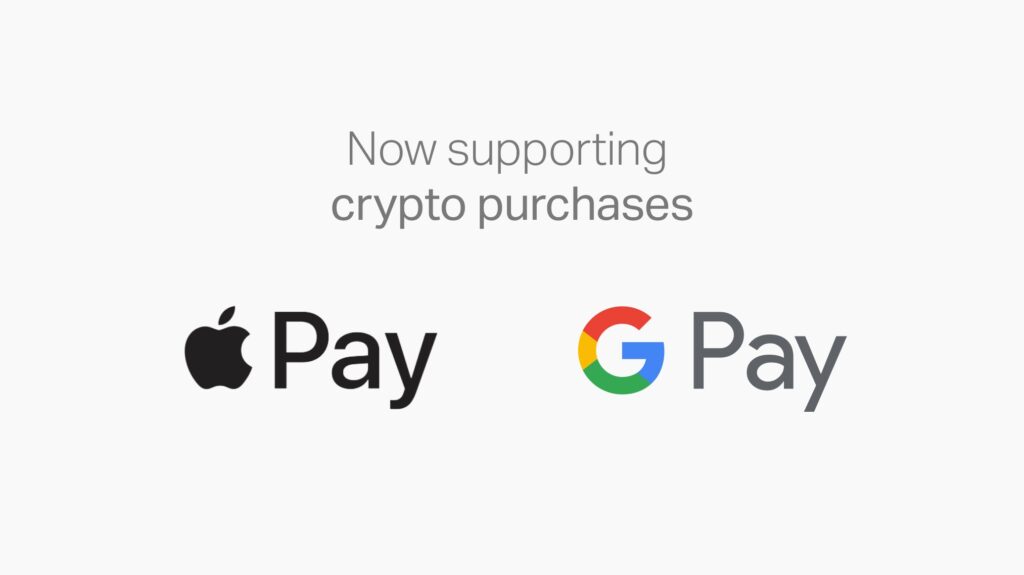 Gemini Enables Purchasing Cryptocurrencies via Apple Pay and Google Pay
