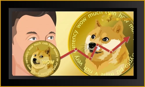 Dogecoin is up over 20% in the last few hours as Elon Musk expresses his support for the memecoin