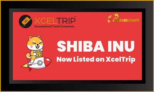 XcelTrip has announced the acceptance of SHIB as a form of payment for hotel and airfare reservations
