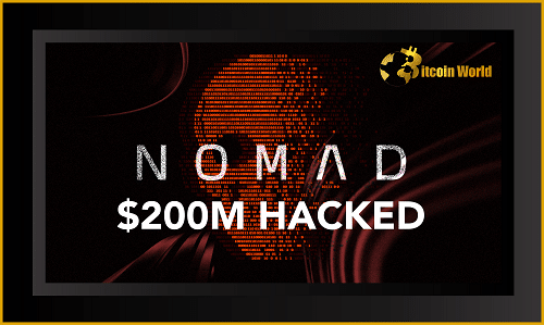 Crypto Bridge ‘Nomad’ drained off in $200M heist