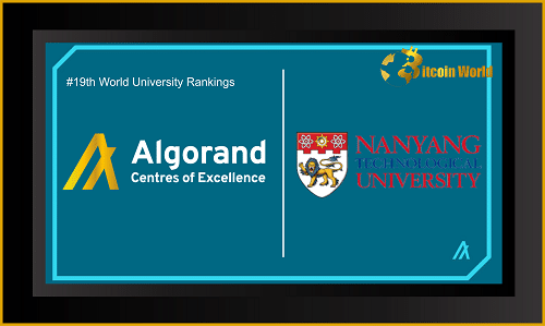 National Technological University, NTU has partnered with a top blockchain, Algorand 