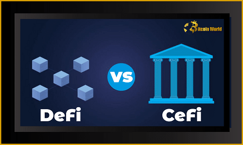 DeFi vs centralized finance (CeFi)