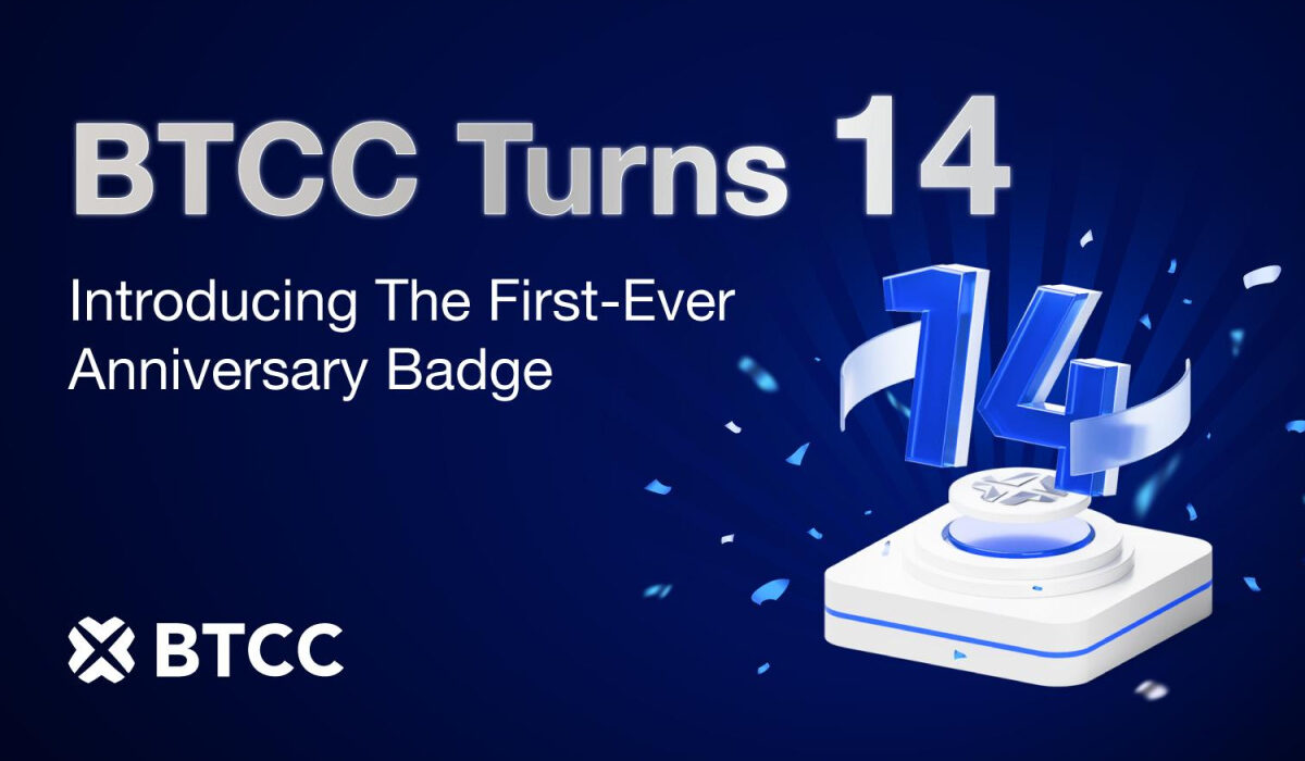 BTCC Exchange Celebrates 14th Anniversary with Launch of First-Ever User Badge Program