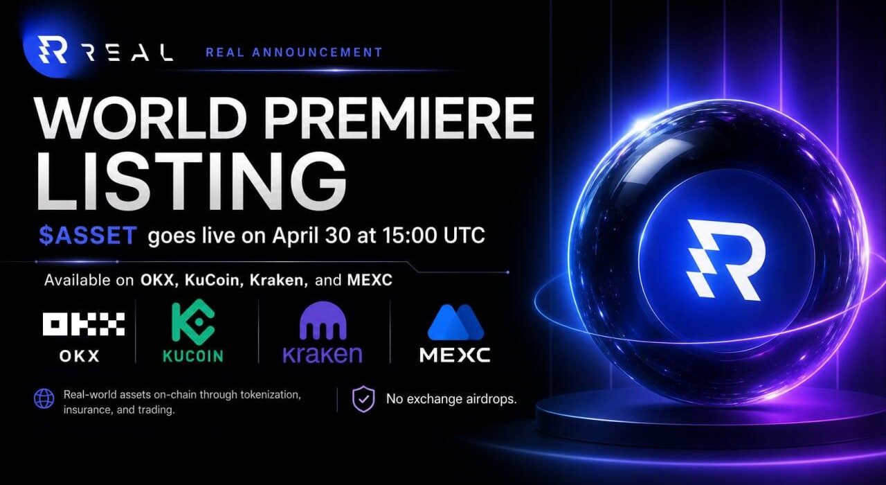 REAL Finance Launches $ASSET Token with Simultaneous Listings Across Major Exchanges