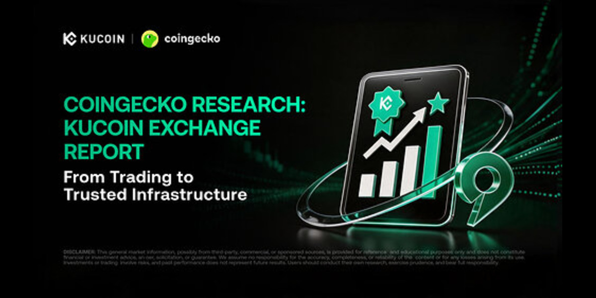 CoinGecko Research: KuCoin's Nine-Year Evolution Reflects Crypto's Shift from Trading to Trusted Infrastructure