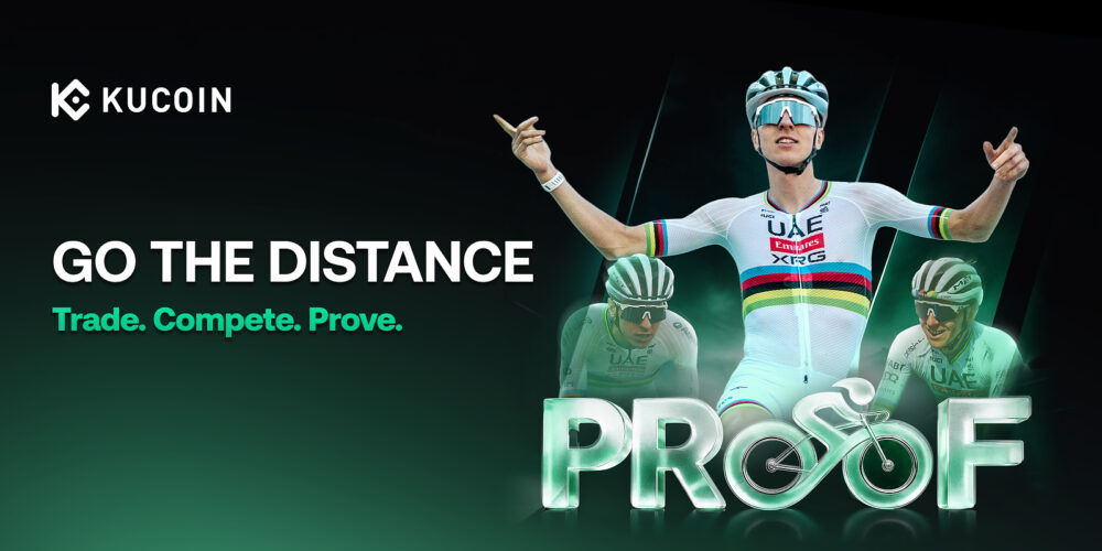 KuCoin PROOF Returns With "Go The Distance," Featuring Tadej Pogačar-Inspired Prizes and Over 800,000 USDT in Rewards