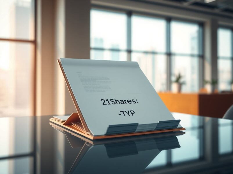 Professional document representing the 21Shares THYP Hyperliquid ETF filing update for investors.