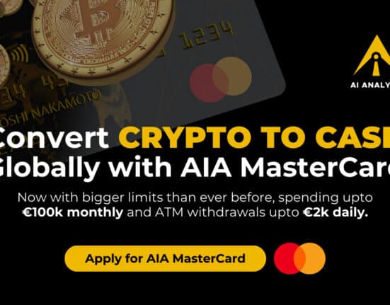 AI Analysis Launches The AIA Mastercard – The Future of Crypto-Fiat Transactions