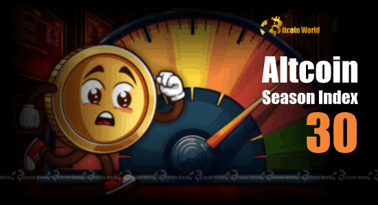 Altcoin Season Index Plunges to 30 Is Bitcoin Dominance the New Reality for Crypto
