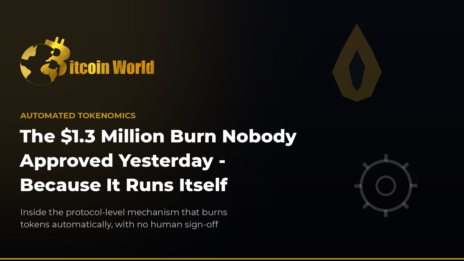 The $1.3 Million Burn Nobody Approved Yesterday – Because It Runs Itself