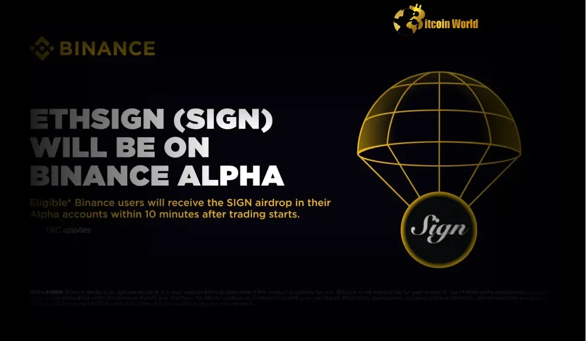 Binance Alpha Unveils EthSign (SIGN) Addition