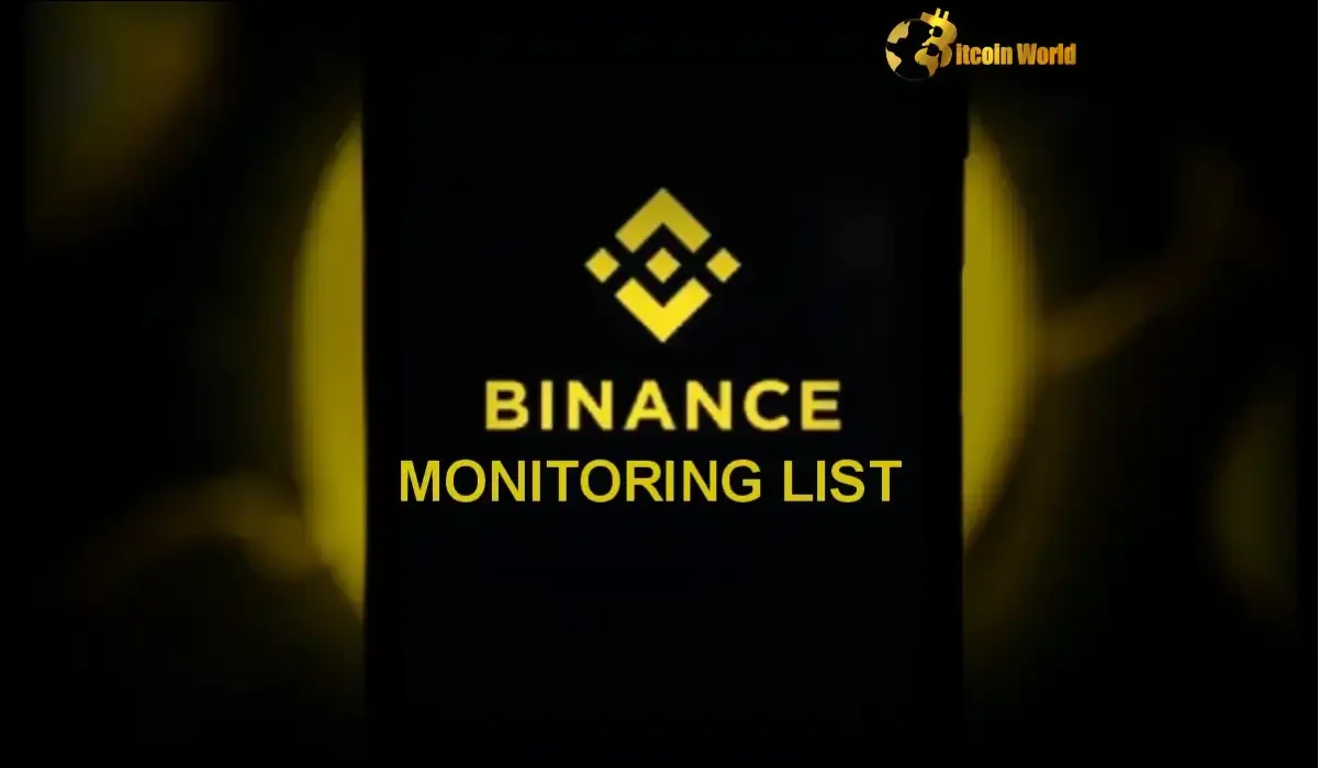 Binance Monitoring Tag Crucial Alert for 6 Tokens Added to Watchlist
