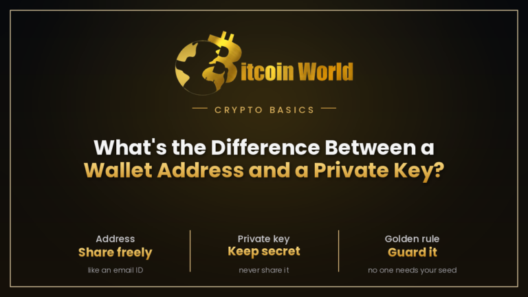 What's the Difference Between a Wallet Address and a Private Key?
