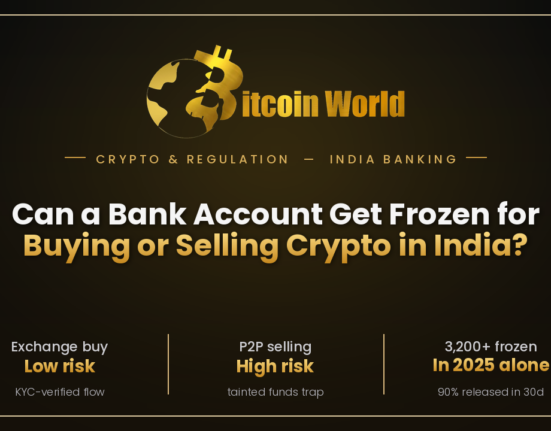 Can a Bank Account Get Frozen for Buying or Selling Crypto in India?