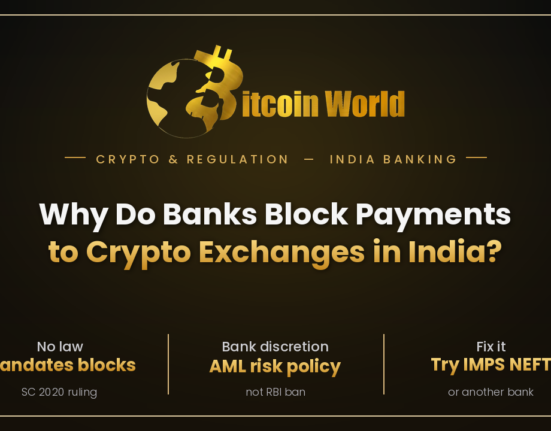 Banks Sometimes Block Payments to Crypto Exchanges