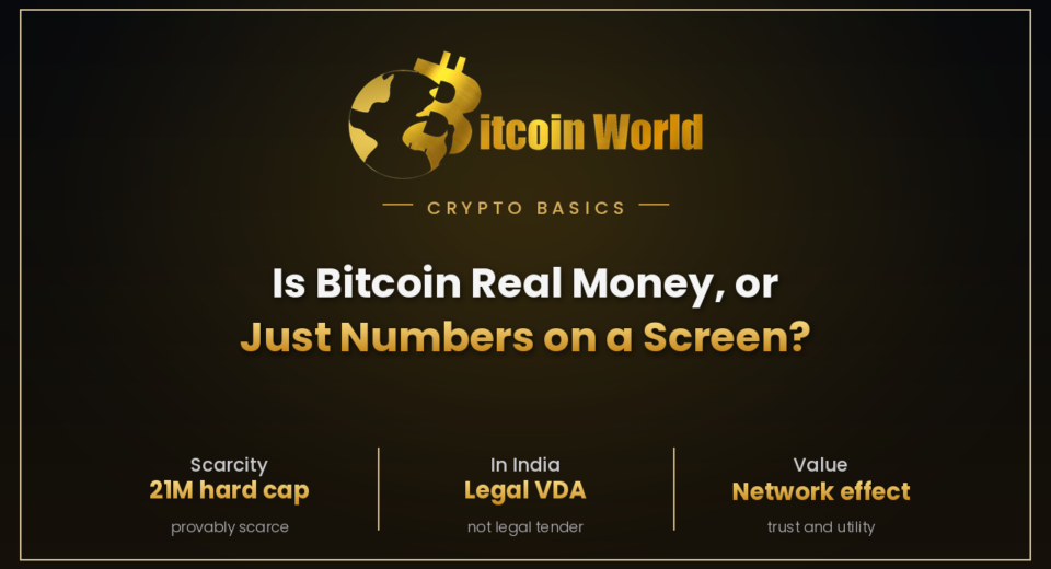 Is Bitcoin Real Money or Just Numbers on a Screen?