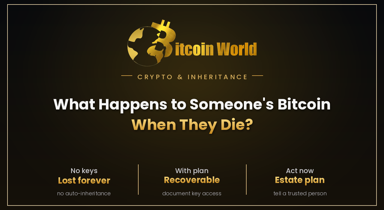 What Happens to Someone's Bitcoin When They Die?