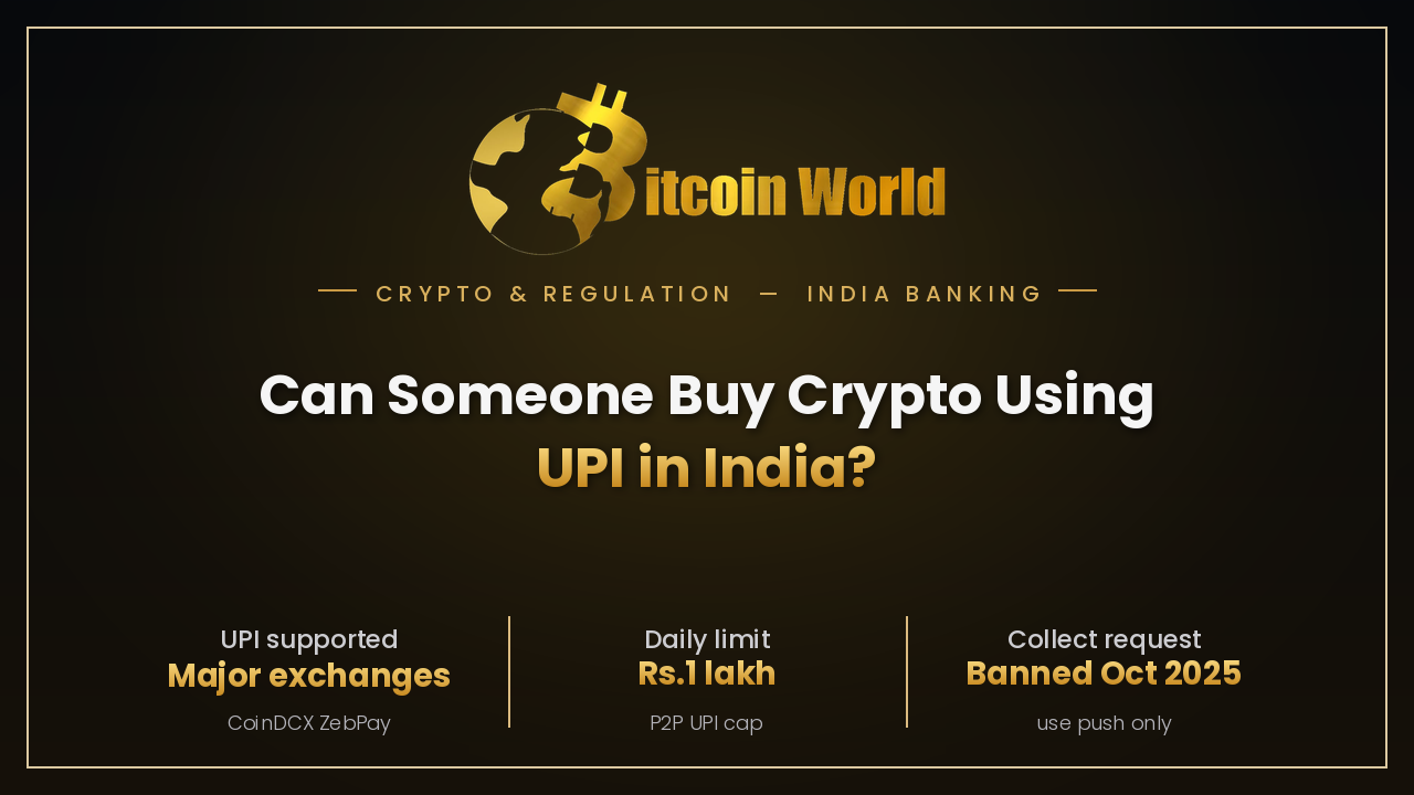 Can Someone Buy Crypto Using UPI in India? (2026 Complete Guide)