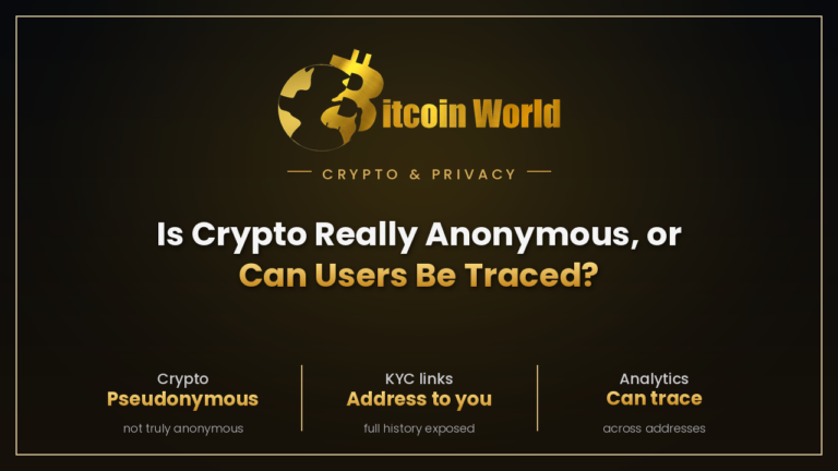 Is Crypto Really Anonymous, or Can Users Be Traced?
