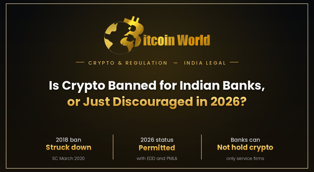 Crypto Banned for Indian Banks