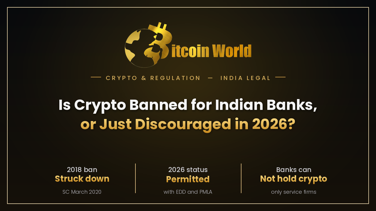 Is Crypto Banned for Indian Banks, or Just Discouraged in 2026?