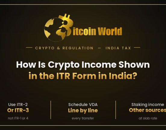 How Is Crypto Income Shown in the ITR Form in India?