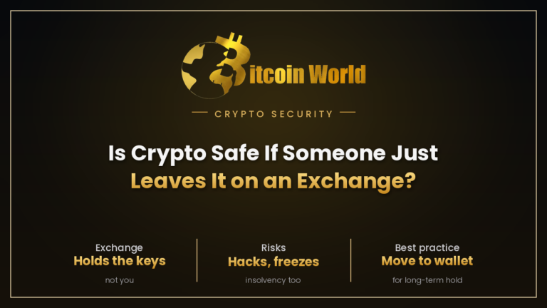 Is Crypto Safe If Someone Just Leaves It on an Exchange?