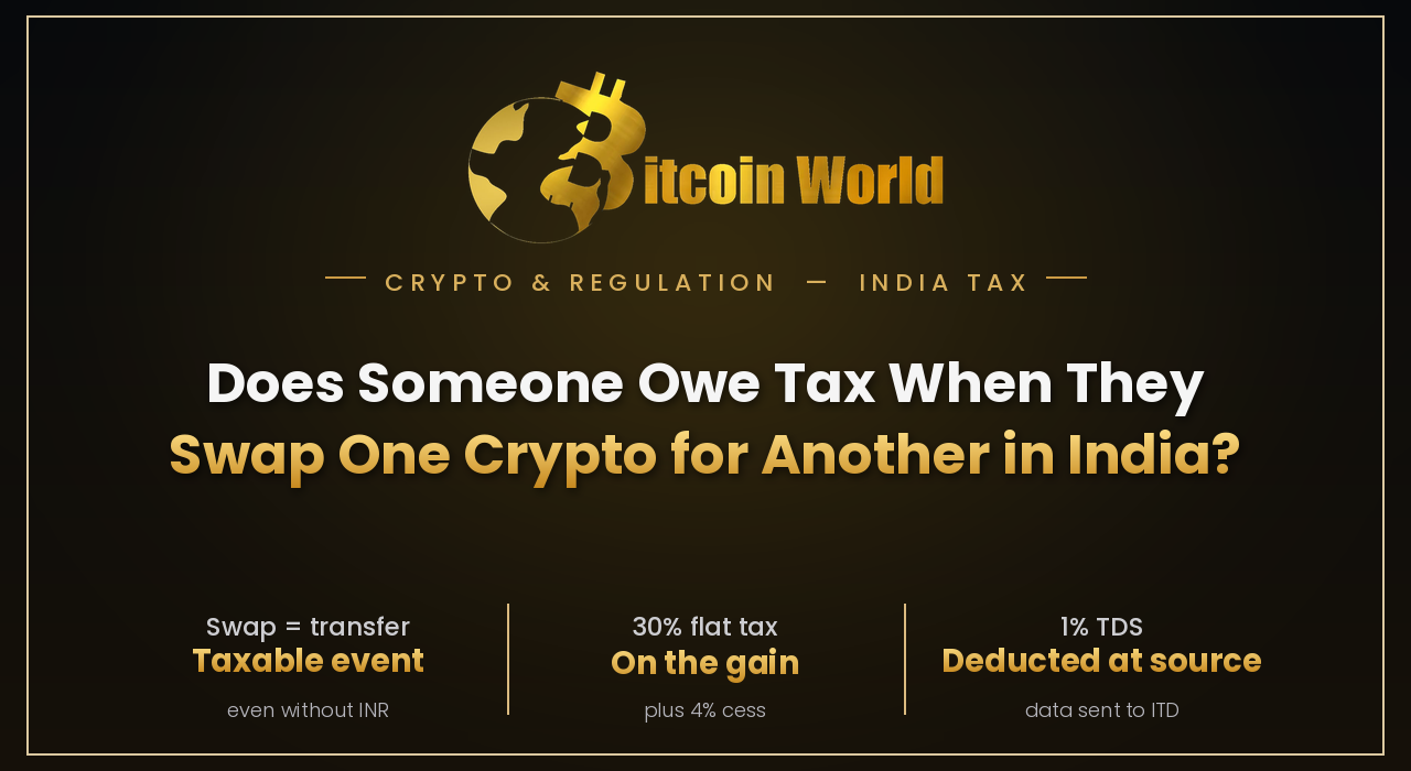 Swap One Crypto for Another in India