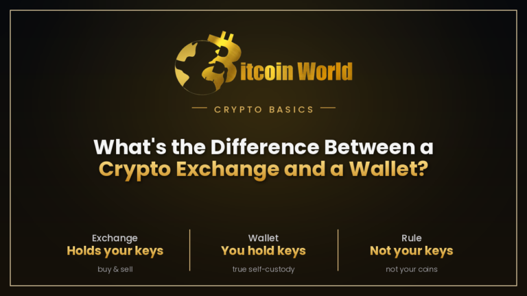 What's the Difference Between a Crypto Exchange and a Wallet?