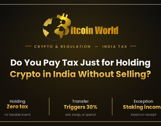 Does Someone Have to Pay Tax If They Only Hold Crypto in India and Never Sell?
