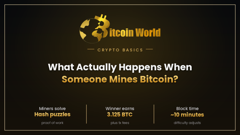 What Actually Happens When Someone "Mines" Bitcoin?