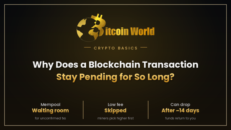 Why Does a Blockchain Transaction Stay "Pending" for So Long?