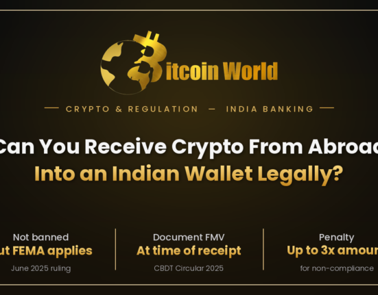 Crypto From Abroad Into an Indian Wallet Legally