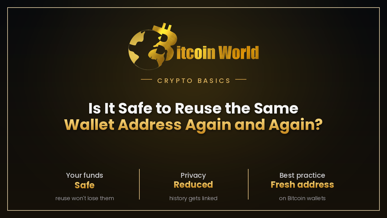 Is It Safe to Reuse the Same Wallet Address Again and Again?