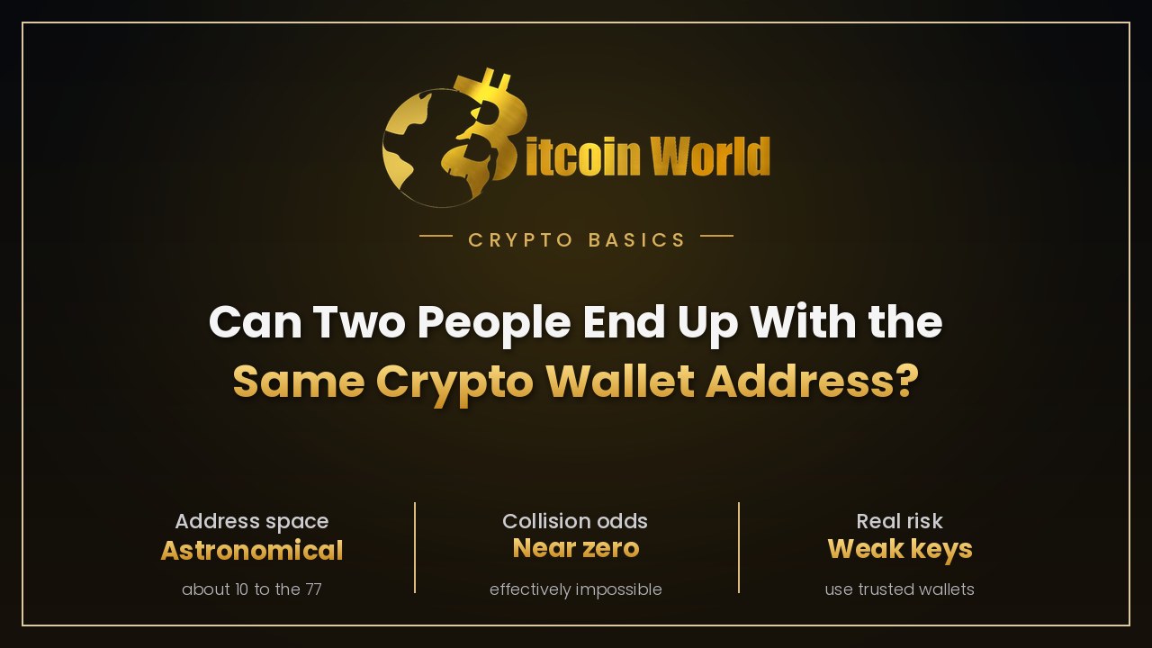 Can Two People End Up With the Same Crypto Wallet Address?